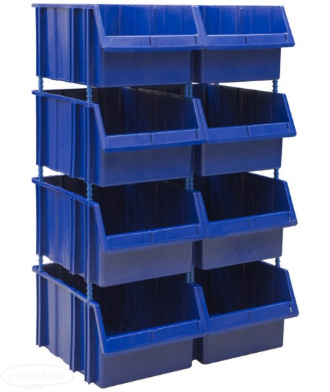 Single-sided plastic shelving 550-8