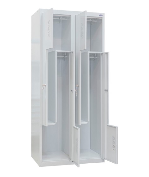 Metal clothing cabinet SHOM-G-400/2-4
