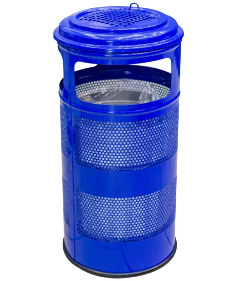 Barcelona trash can with bucket