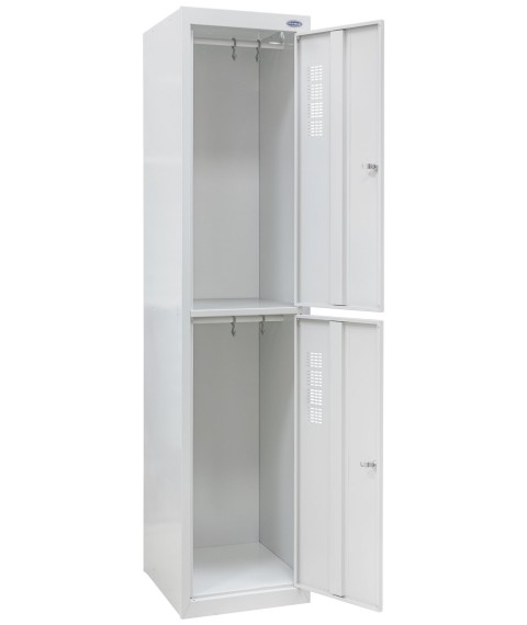 Шкаф одежный металлический ШОМ-400/1-2