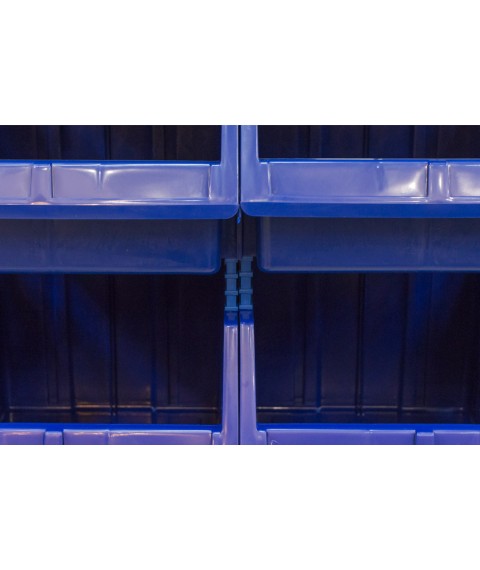 Single-sided plastic shelving 540-4/550-8