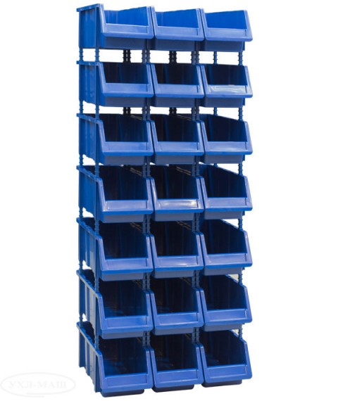 Single-sided plastic rack 415-21