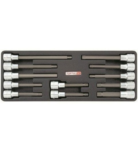 Set of bits pressed into the head 1/2" 12 units (in a holder)