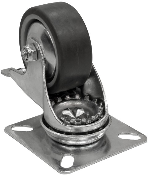 Swivel wheel 3014A-50 with brake on the platform