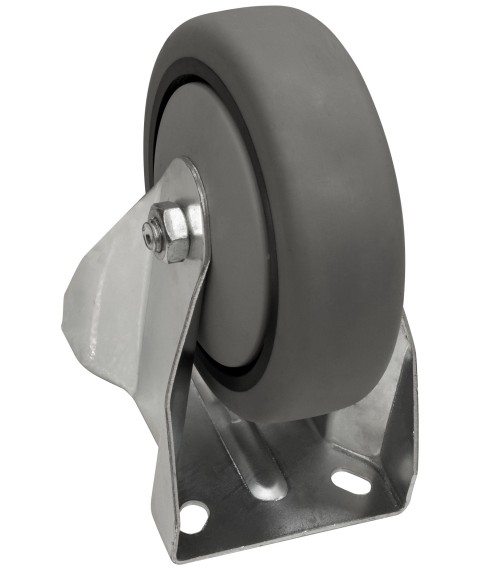 Wheel A-E02-125 does not swivel on the platform (gray rubber)