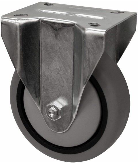 Wheel A-E02-125 does not swivel on the platform (gray rubber)