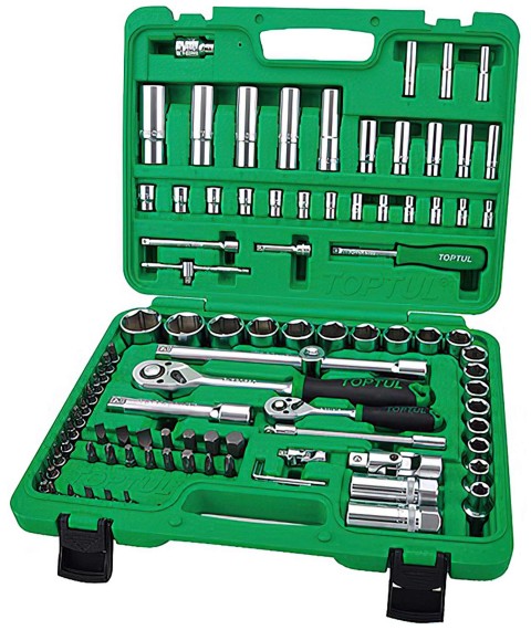 Tool set 1/4"&1/2" 94 units. (6-gr.) new box GCAI094R