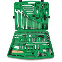Combined tool set 1/4"&1/2", wrenches 6-32mm, 130 units. GCAI130T