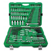 Combined tool set 1/4"&3/8"&1/2" 216 units GCAI216R