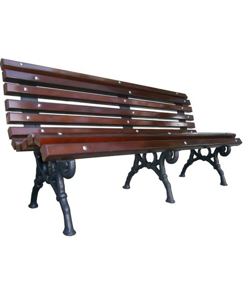 Wooden bench "Romance"