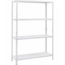 Стеллаж МС 1000х400х1450 (4 полки) WHITE