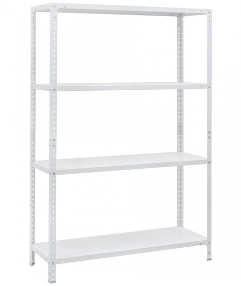 Стеллаж МС 1000х400х1450 (4 полки) WHITE