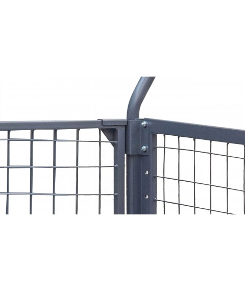 Platform mesh cart TPS-4O-15x8