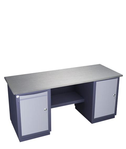 Double-pedestal workbench medium series 41 O(2.0) MD D