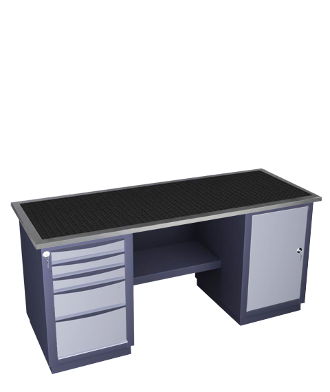 Double-pedestal workbench medium series 41 R 3MSB D