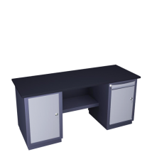 Double-pedestal workbench medium series 41 Ch D MD
