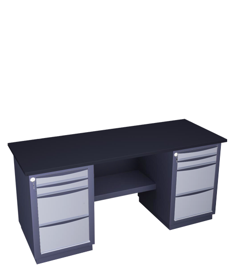 Double-pedestal workbench medium series 41 CH 2M2B 2M2B