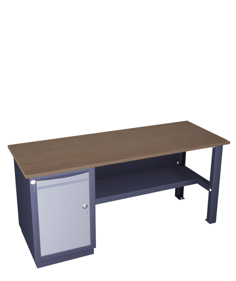 Single-pedestal workbench medium series 21 K MD