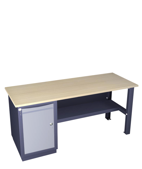 Single-pedestal workbench medium series 31 F MD