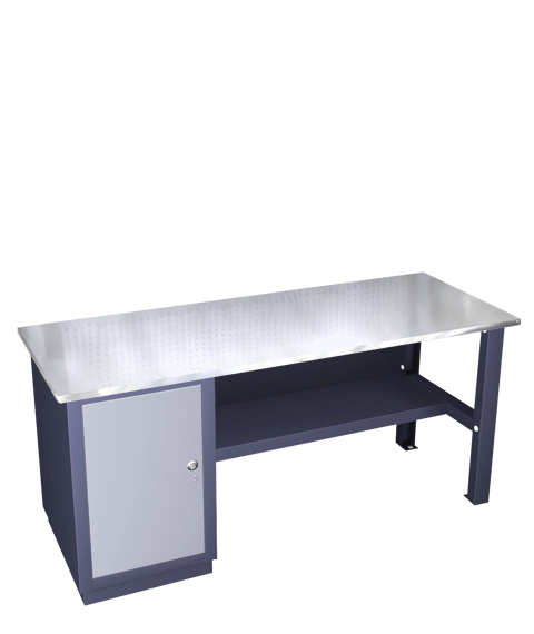 Single-pedestal workbench medium series 41 N D