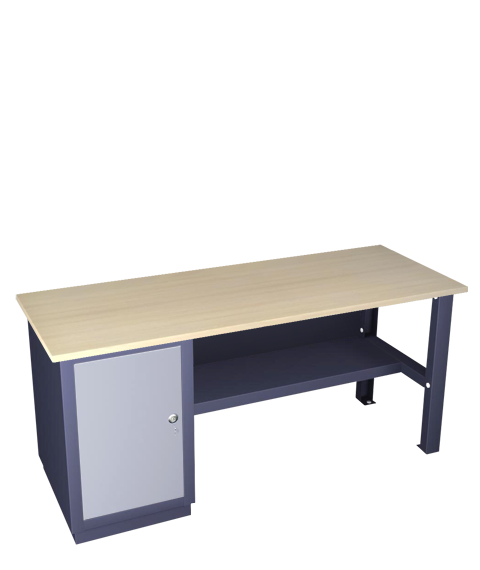 Single-pedestal workbench medium series 41 F D