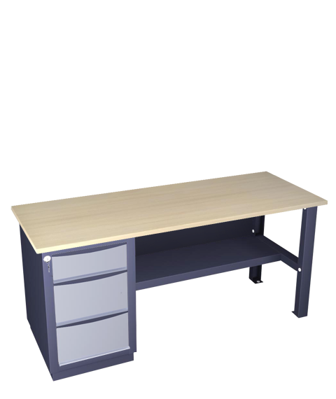 Single-pedestal workbench medium series 41 F S2B
