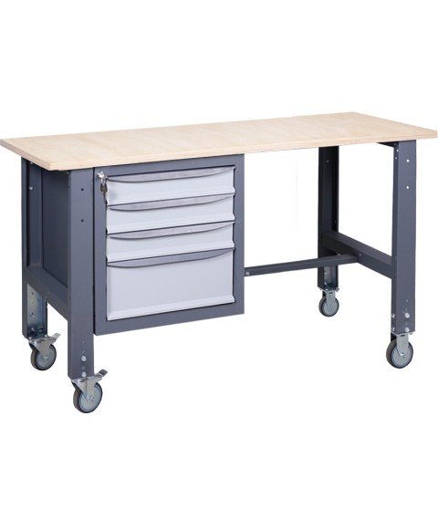 Mobile workbench (on adjustable supports) VRM 1500 3MS Without