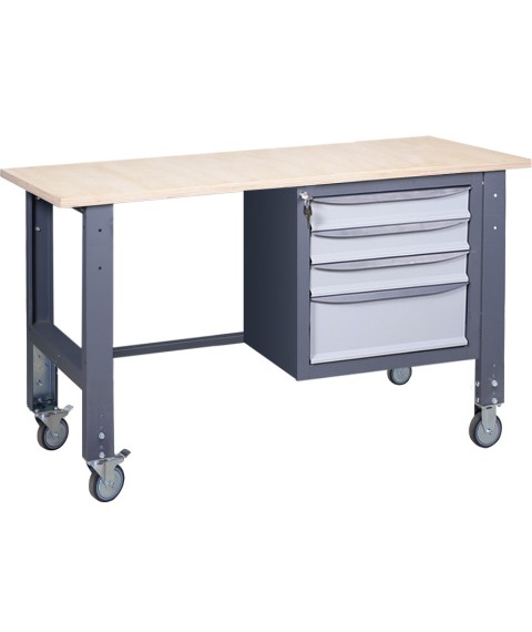 Mobile workbench (on adjustable supports) VRM 1500 Without 3MS