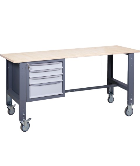 Mobile workbench (on adjustable supports) VRM 1800 3MS Without Without