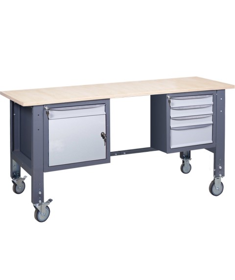 Mobile workbench (on adjustable supports) VRM 1800 MD 3MS Without