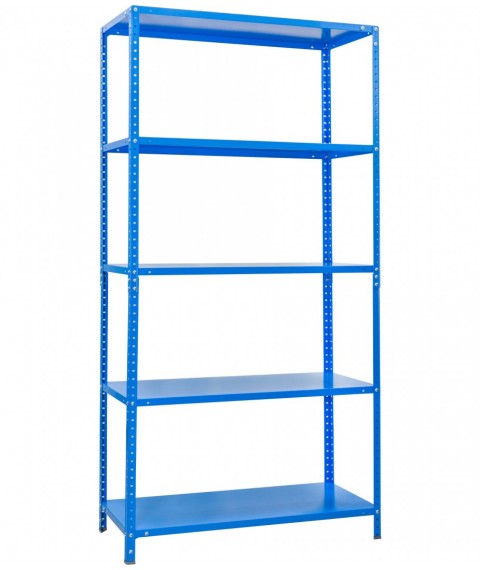 Rack MS 5 shelves 1970×1000×400 Blue (RAL-5012)