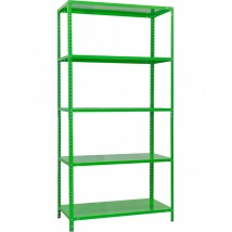 Rack MS 5 shelves 1970×1000×400 Green (RAL-6018)