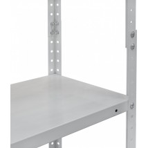 Стеллаж МС 4 полки 1450×1000×300 Серый (RAL-7035)