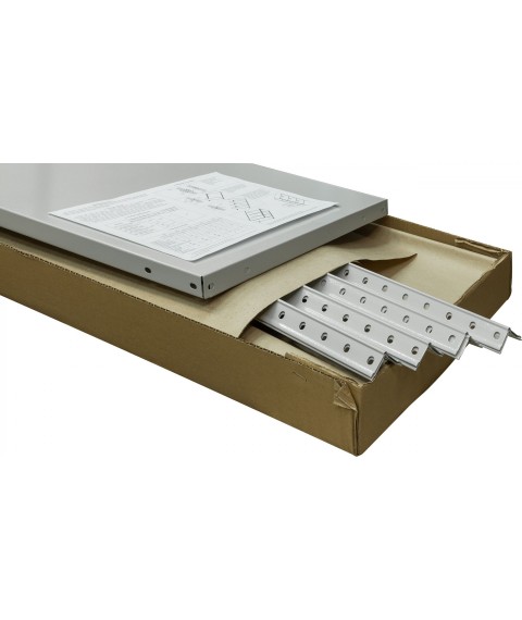 Rack MS 4 shelves 1450×1000×300 Gray (RAL-7035)