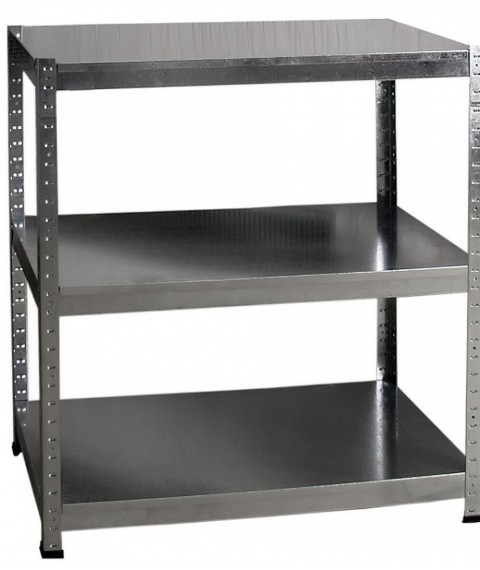 Rack for 3 shelves ST 760×920×300 Zinc