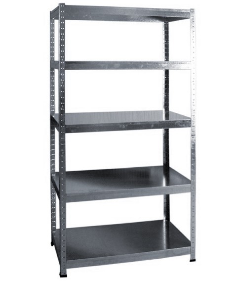 Rack for 5 shelves ST 1820×920×300 Zinc