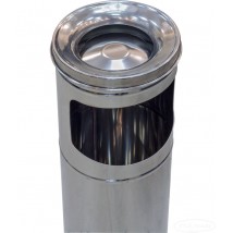 Ballot box ashtray stainless steel 16 l