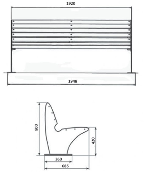 Park bench "Park"