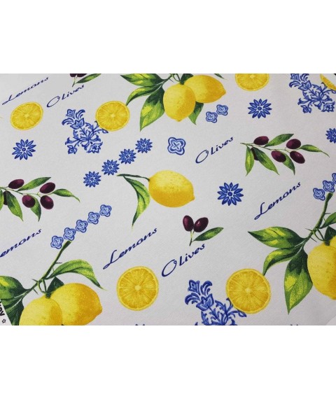 Hydrophobic tablecloth. Lemon - Square - 100x100 cm.