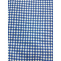Hydrophobic tablecloth. Cage (small) - blue - Square - 100x100 cm.