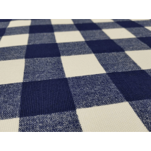Hydrophobic tablecloth. Cage (large) - blue - Square - 100x100 cm.