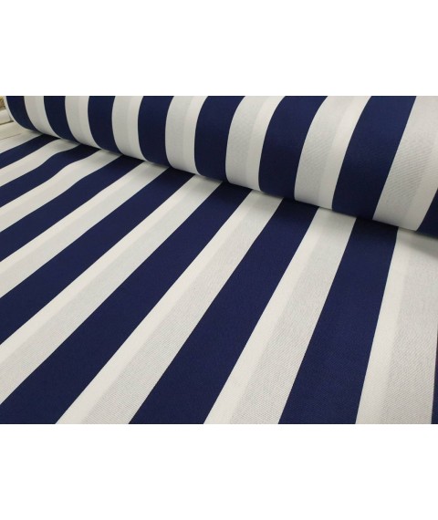 Hydrophobic tablecloth. Large strip - dark blue - Square - 100x100 cm.