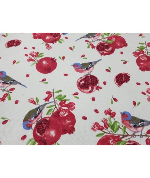Hydrophobic tablecloth. Pomegranate - Square - 100x100 cm.