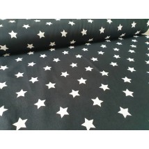 Hydrophobic tablecloth. Stars - black - Square - 100x100 cm.