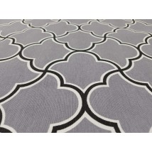 Hydrophobic tablecloth. Morocco - gray - Square - 100x100 cm.
