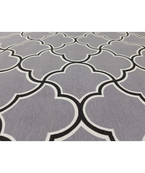 Hydrophobic tablecloth. Morocco - gray - Square - 100x100 cm.