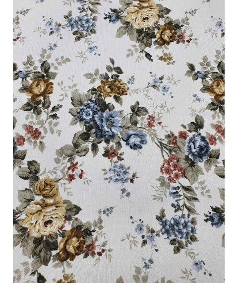 Hydrophobic tablecloth. Rose - gray - Square - 100x100 cm.