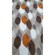 Hydrophobic tablecloth. Drop - brown - Square - 100x100 cm.