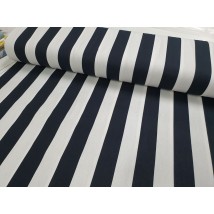 Hydrophobic tablecloth. Large strip - black - Square - 100x100 cm.
