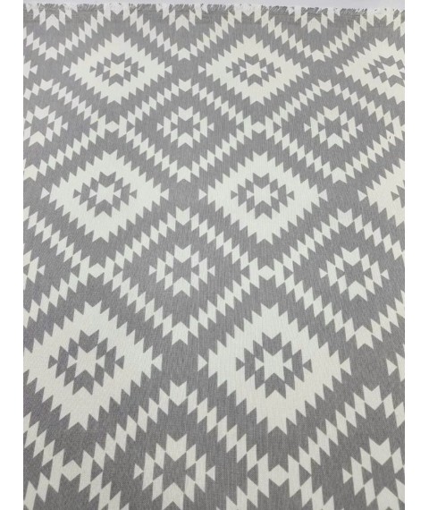 Hydrophobic tablecloth. Pattern - gray - Square - 100x100 cm.